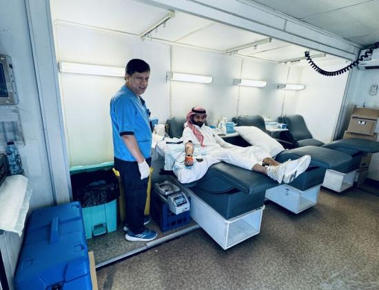 التبرع بالدم حياة