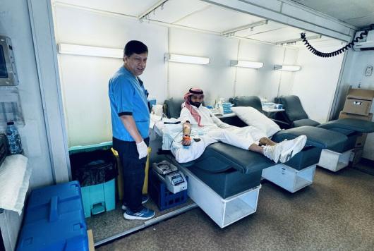 التبرع بالدم حياة