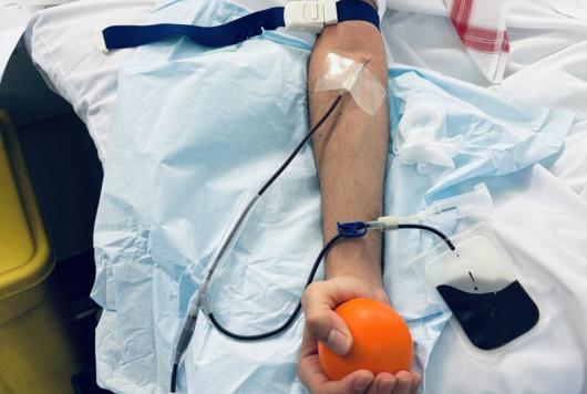 التبرع بالدم حياة