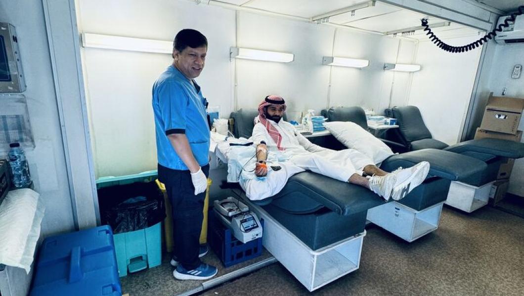 التبرع بالدم حياة